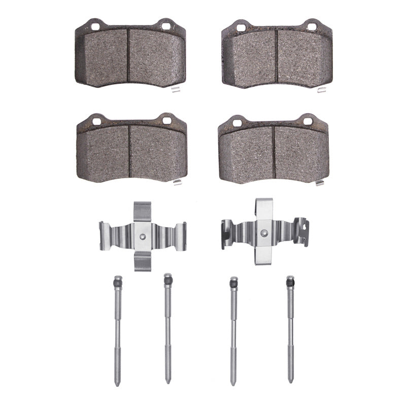 R1 Concepts R1 18-25 Dodge Durango Rear Euro Ceramic Pads & Hardware Kit