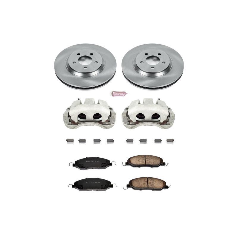 PowerStop Power Stop 05-10 Ford Mustang Front Autospecialty Brake Kit w/Calipers