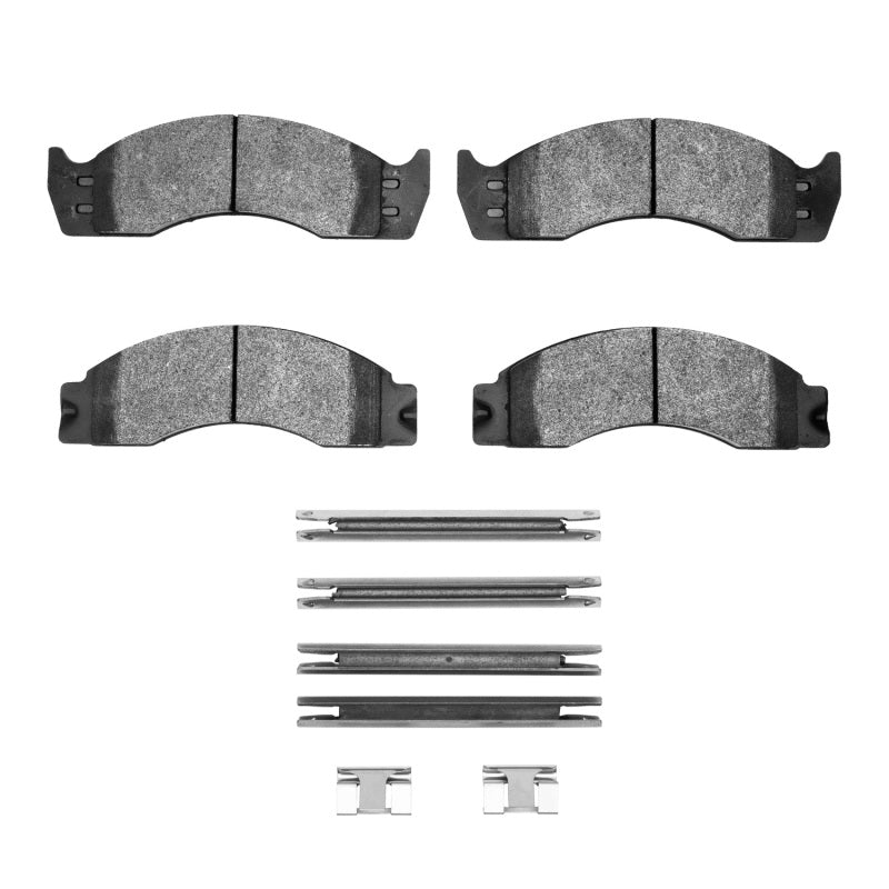 R1 Concepts R1 1988-2007 Ford F-450 Super Duty Front/Rear R1 Semi Met Pads & Hardware Kit