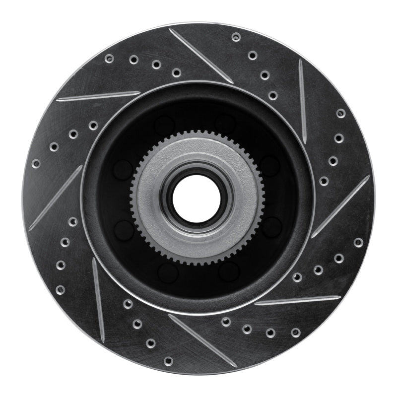 R1 Concepts R1 05-07 Ford F-250 2WD (Super Duty) Front Left Drilled & Slotted Silver Brake Rotor