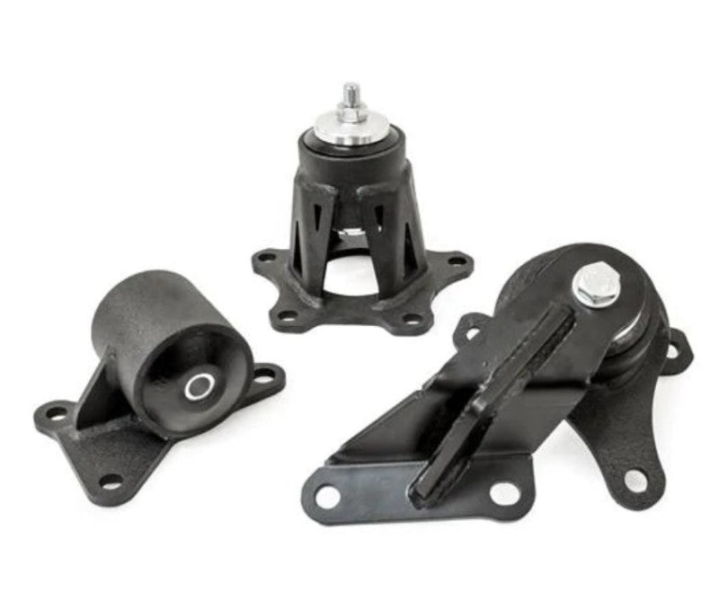 Innovative Mounts Innovative 98-02 Accord H-Series Black Steel Mounts 75A Bushings (Auto Chassis Auto Trans)
