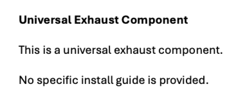 APR Premium Sound Absorption Muffler - Straight 63.5mm (2.5in) - Oval Body 220mm x 169mm x 211mm