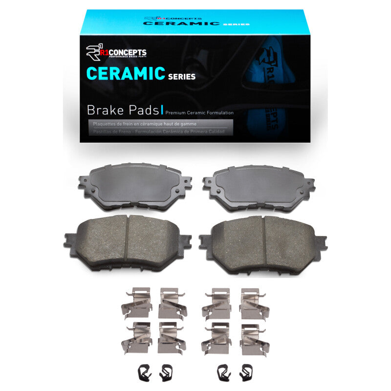 R1 Concepts R1 2014-2018 Mazda 3 Front R1 Ceramic Pads & Hardware Kit