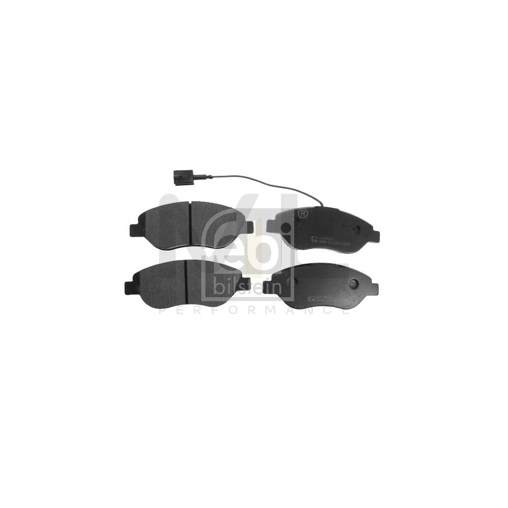 Febi Bilstein 116012 Brake Pad Set Front Axle, Incl. Wear Warning Contact, With Bolts/Screws