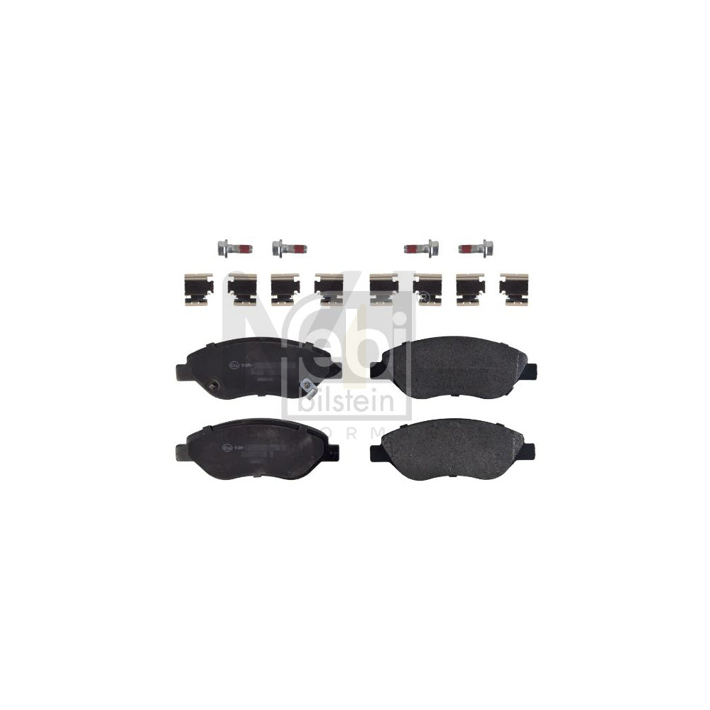 Febi Bilstein 173457 Brake Pad Set For Fiat Tipo Front Axle, With Acoustic Wear Warning, With Attachment Material