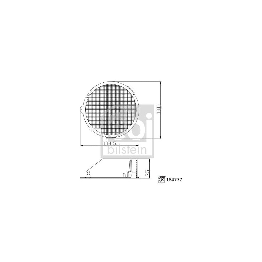 Febi Bilstein 184777 Pollen Filter for Toyota Auris