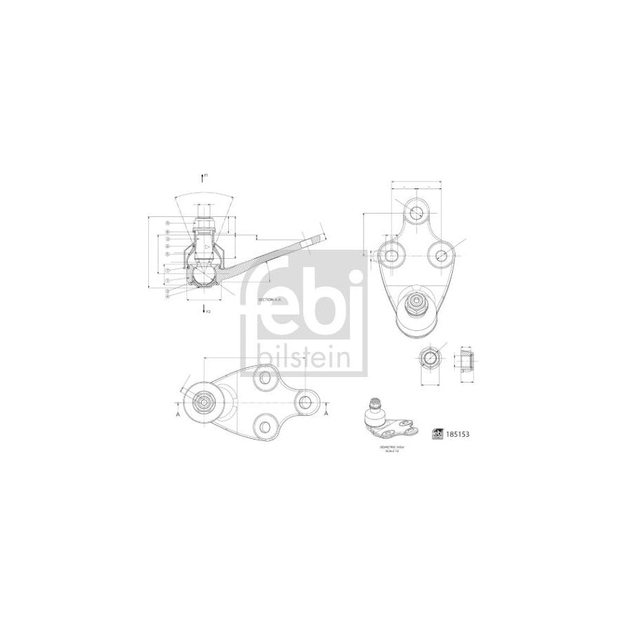Febi Bilstein 185153 Ball Joint