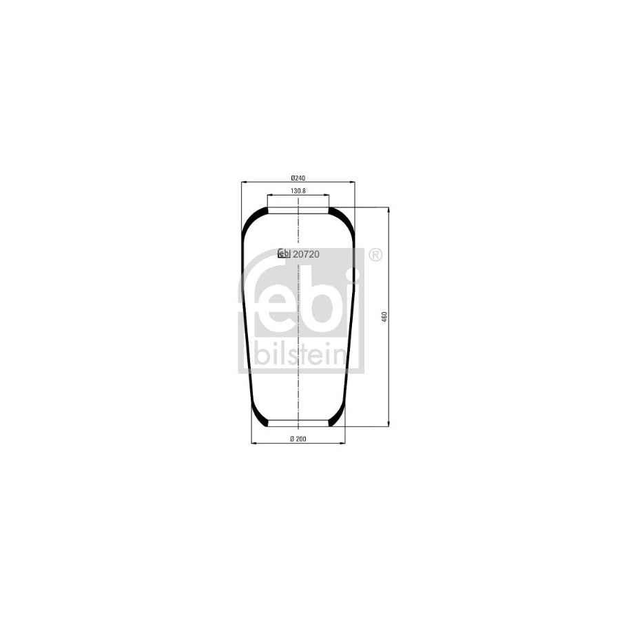Febi Bilstein 20720 Boot, Air Suspension
