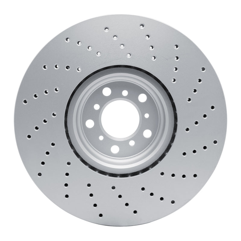 DFC 15-19 BMW X5 Left Front Drilled Hi-Carbon Alloy Geomet Coated Rotor