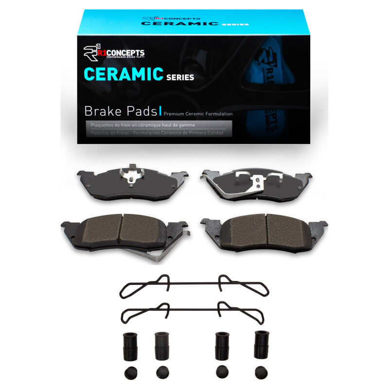 R1 Concepts R1 1991-1998 Dodge Dakota RWD Front R1 Ceramic Pads & Hardware Kit