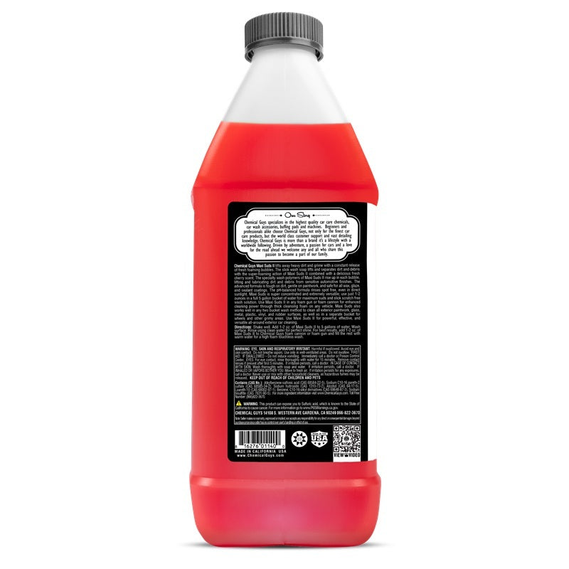 Chemical Guys Maxi Suds II Super Suds Car Wash Shampoo - 1 Gallon