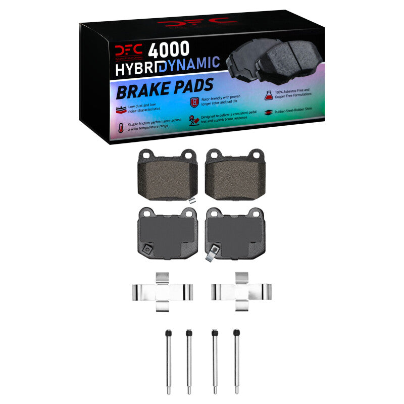 DFC 04-06 Maserati Quattroporte Rear 4000 HybriDynamic Brake Pads and Hardware Kit