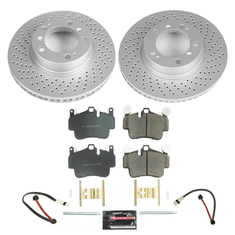 PowerStop Power Stop 06-08 Porsche 911 Front Z17 Evolution Geomet Coated Brake Kit