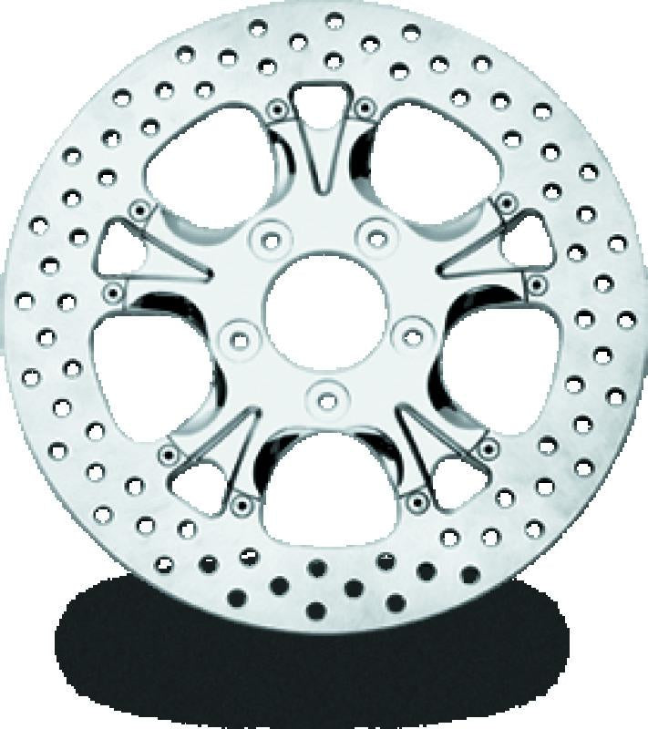 Performance Machine Disc/Carr 11.5 Gatlin Front - Chrome