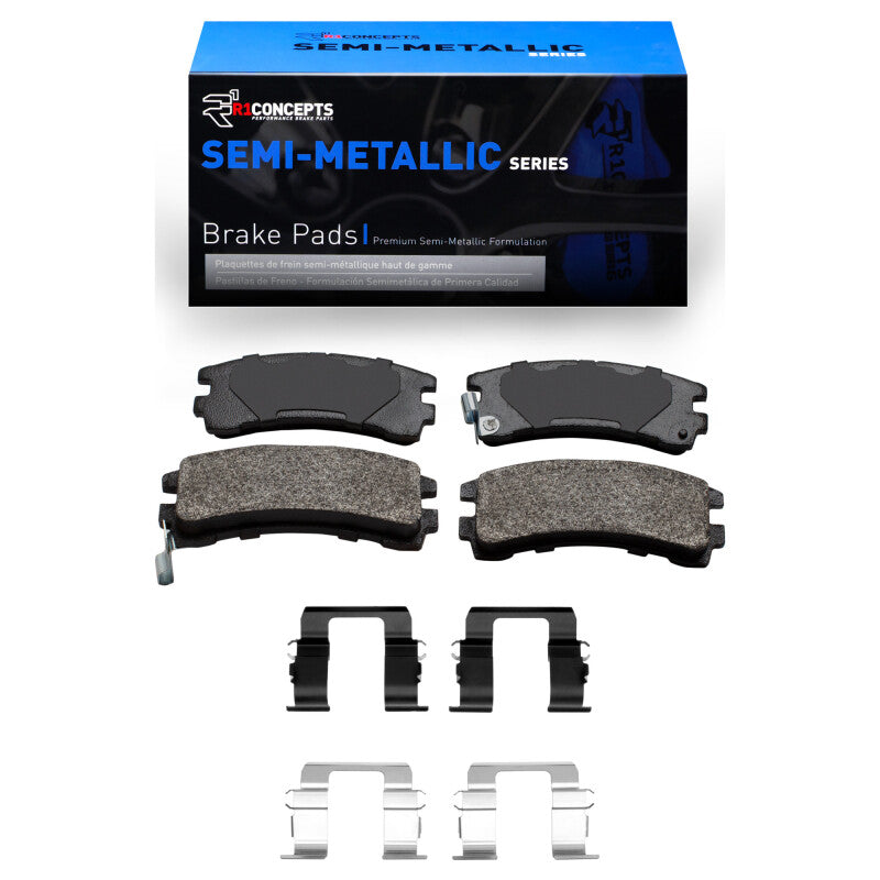 R1 Concepts R1 88-95 Nissan Pathfinder Rear Semi Met Pads & Hardware Kit