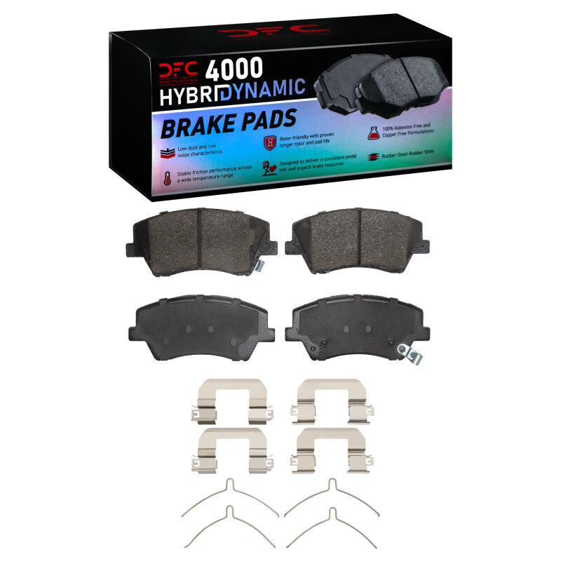 DFC 17-22 Hyundai Ioniq Front 4000 HybriDynamic Brake Pads and Hardware Kit