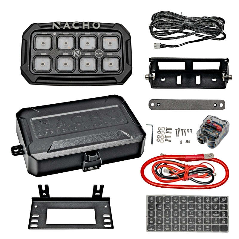 Nacho Offroad Technology Nacho Lighting 8-Switch Auxiliary Accessory Control System
