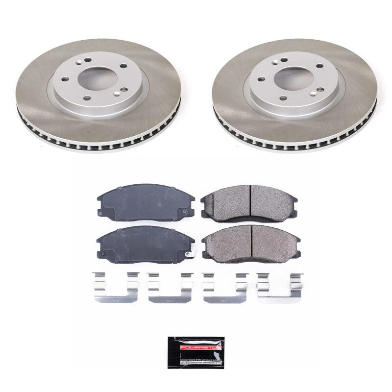 PowerStop Power Stop 01-06 Hyundai Santa Fe Front Semi-Coated Rotor Kit