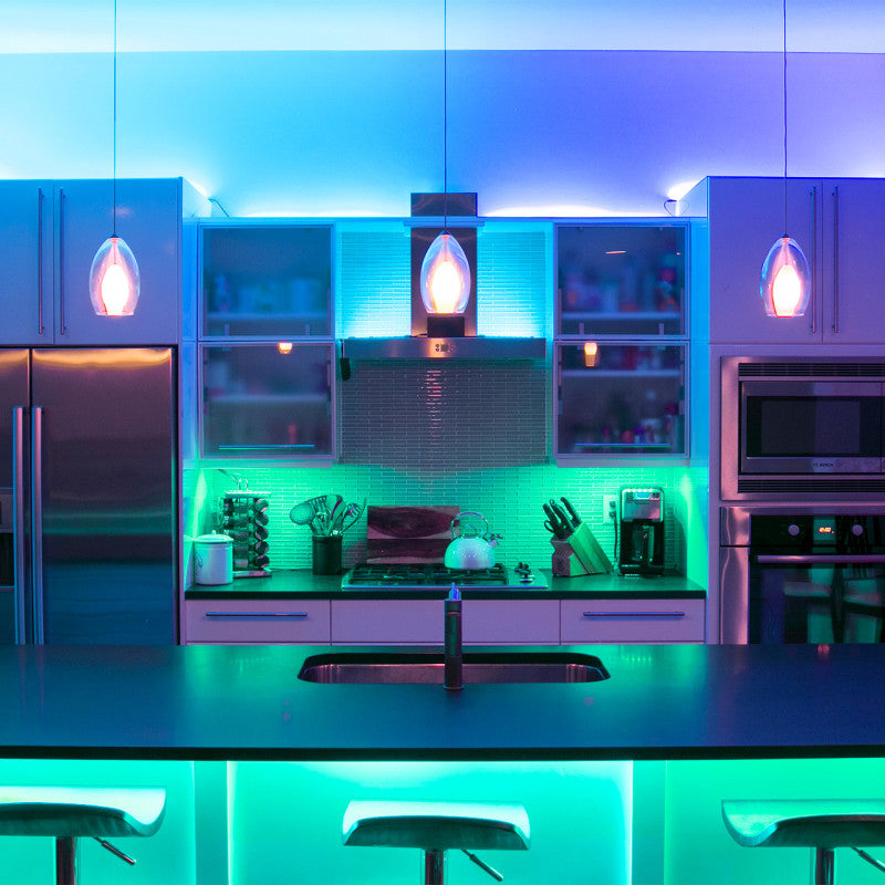 XKGLOW XK Glow Tubes Million Color XKCHROME App Controlled Home Indoor & Outdoor LED Light Kit 8x12In