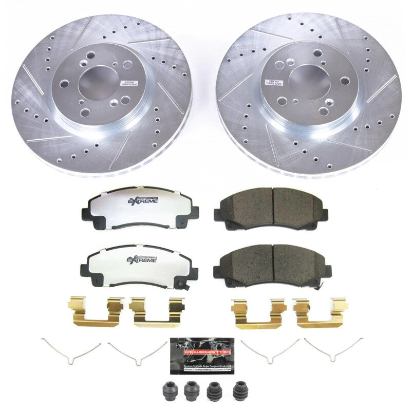 PowerStop Power Stop 12-14 Honda Ridgeline Front Z26 Street Brake Kit