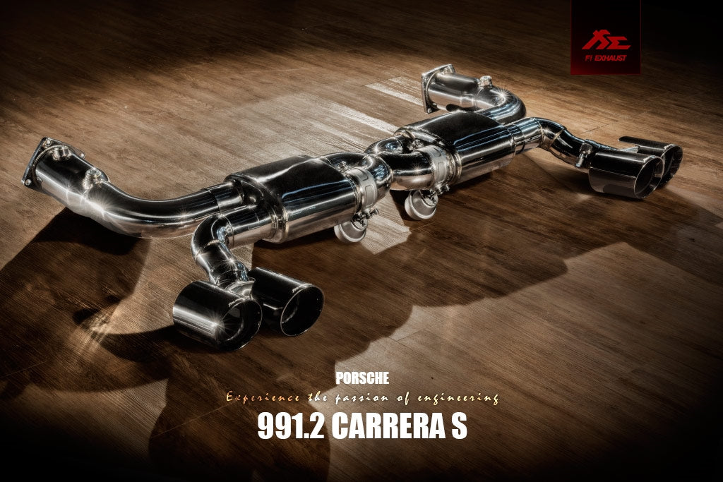 FI Exhaust PH-9912-CBVS2 + TIP-9912-MBS2 + OBD-CAB-V + R2020OBD Catless Downpipe + Valvetronic Muffler + Quad Tips in Matte Black
+ Fi PRO App Remote Control Module (OBDII)
