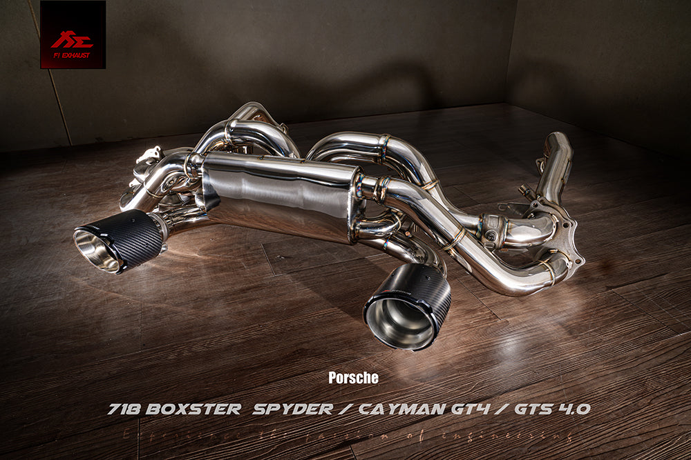 FI Exhaust Porsche 718 GT4/Spyder (OPF) 2020+