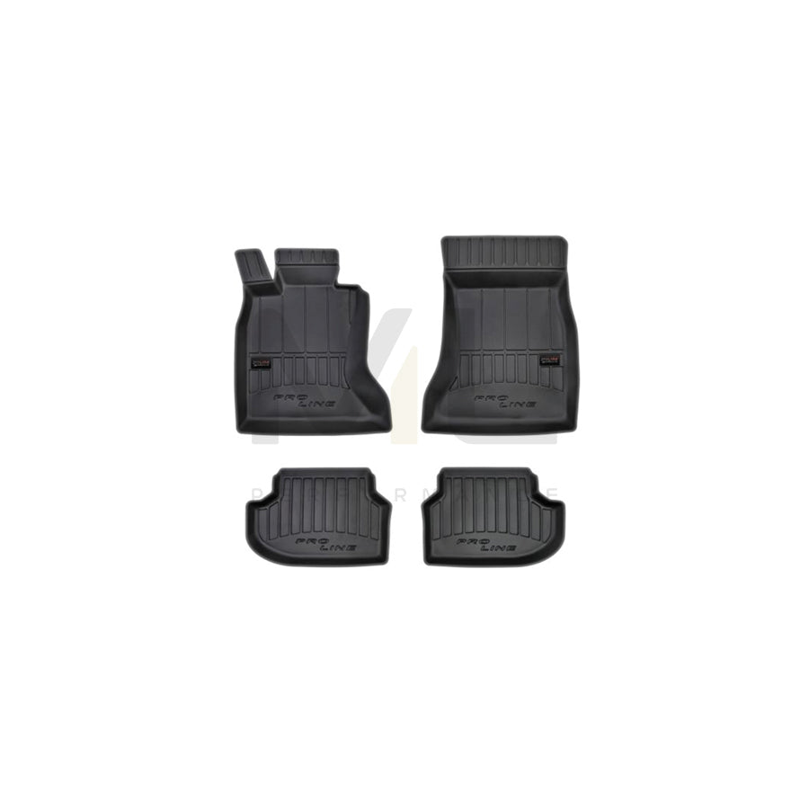 FROGUM Tailored 3D407374 Floor mat set for BMW 5 Series Elastomer, Front and Rear, Quantity: 4, Black, (LHD)