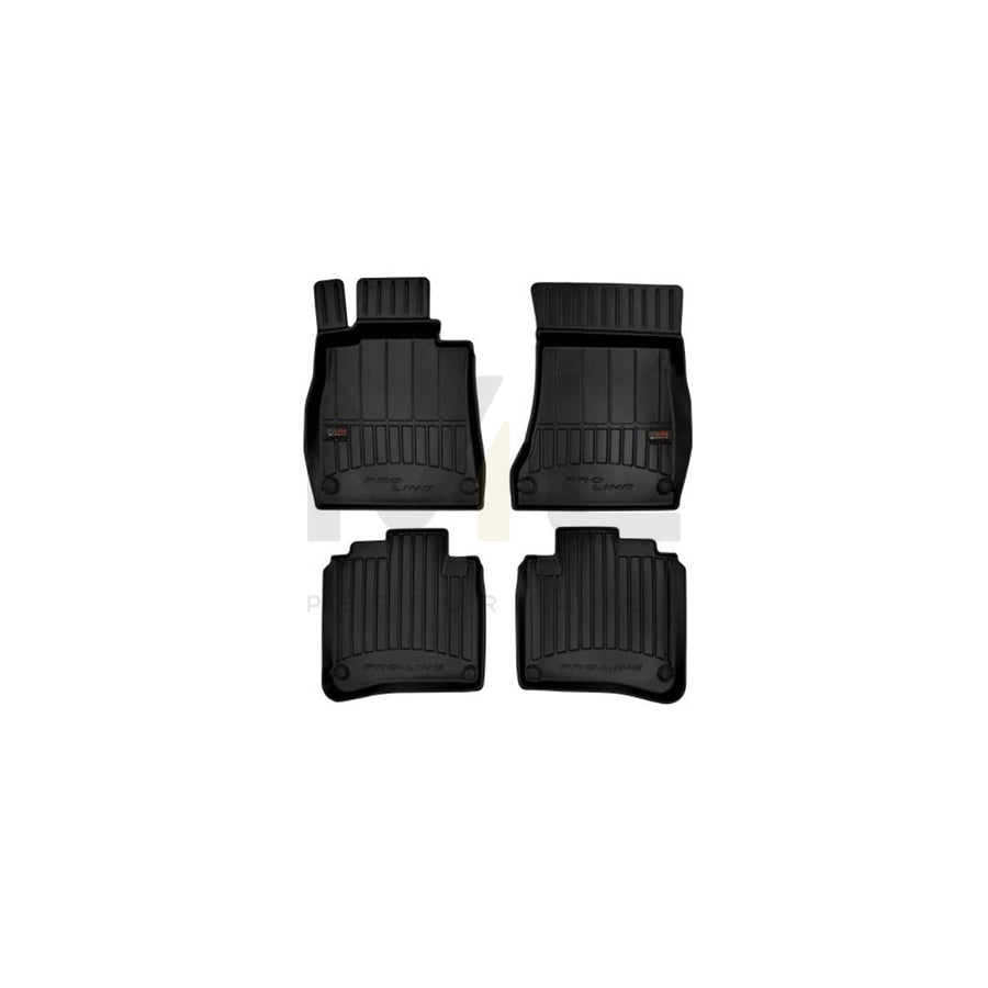FROGUM Tailored 3D409071 Floor mat set suitable for MERCEDES-BENZ S-Class Saloon (W222, V222, X222) Elastomer, Front and Rear, Quantity: 4, Black, (LHD)