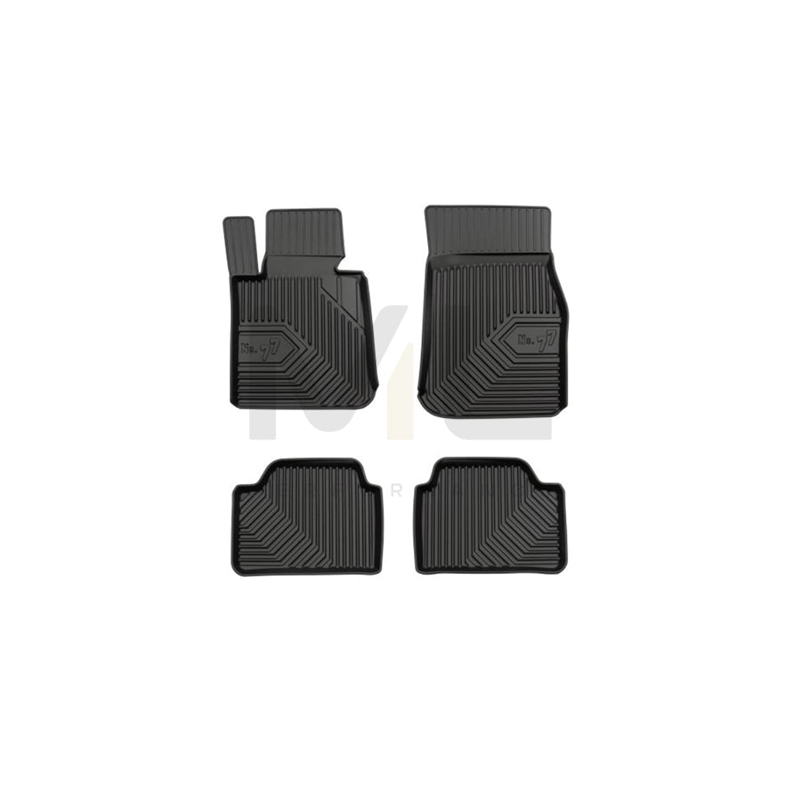 FROGUM Tailored 77407794 Floor mat set for BMW 1 Hatchback (F20) Elastomer, Front and Rear, Quantity: 4, Black, (LHD)