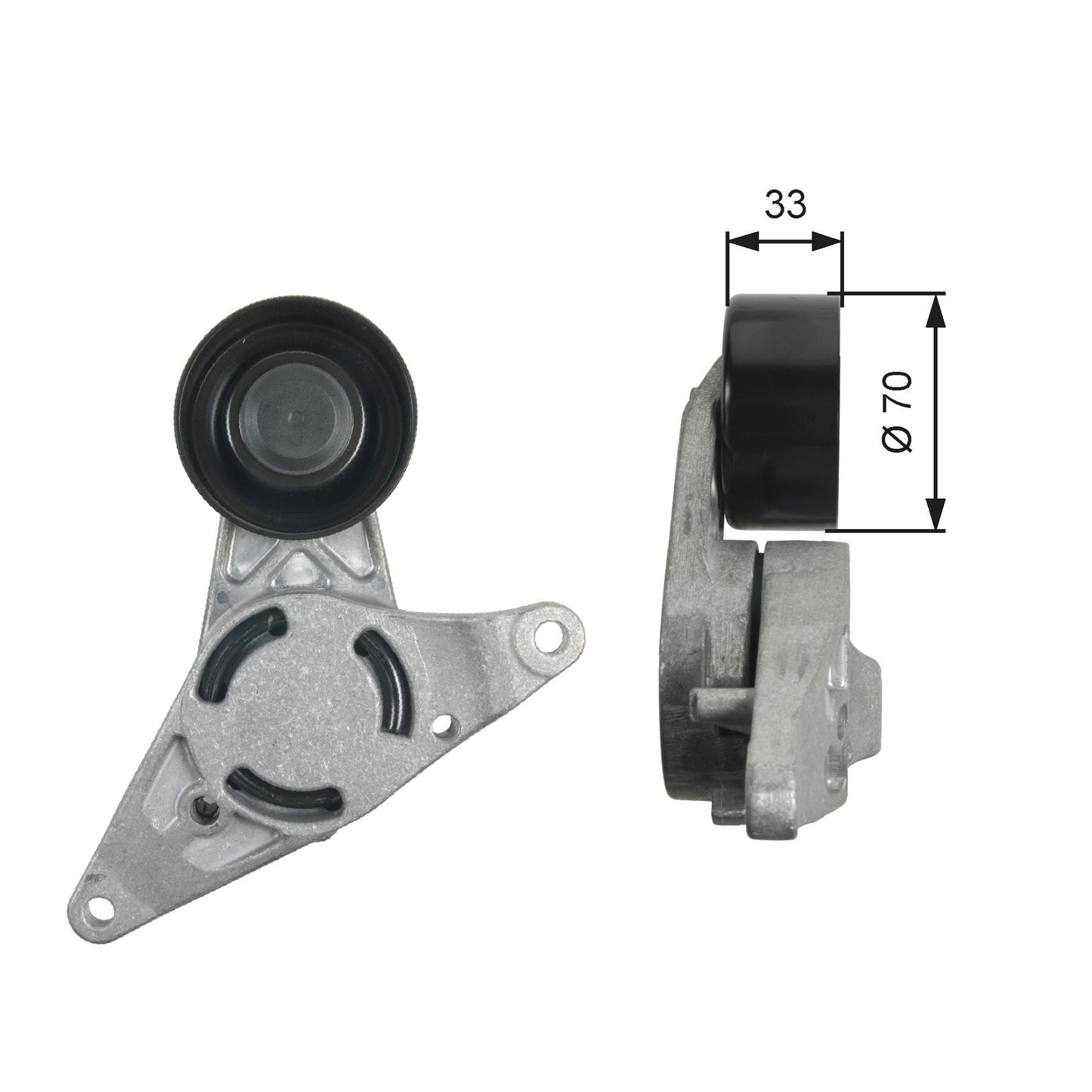 GATES GATT39250 V-Ribbed Belt Tensioner Pulley