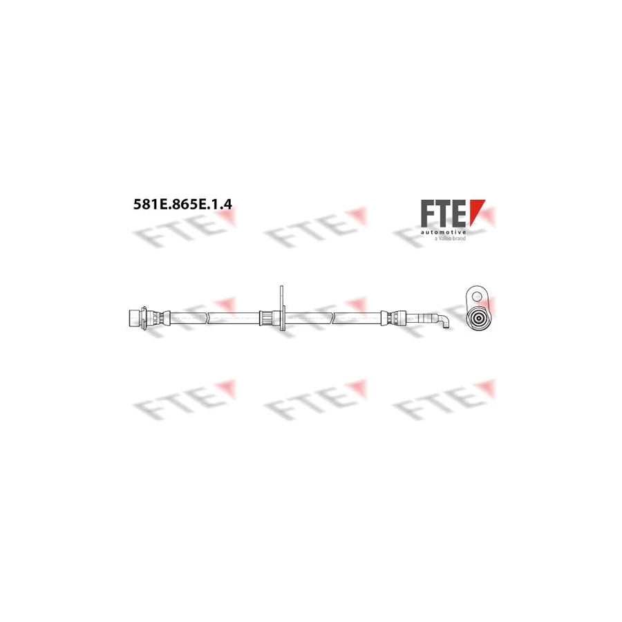 FTE 581E.865E.1.4 Brake Hose for Toyota Prius II Liftback (Xw20)