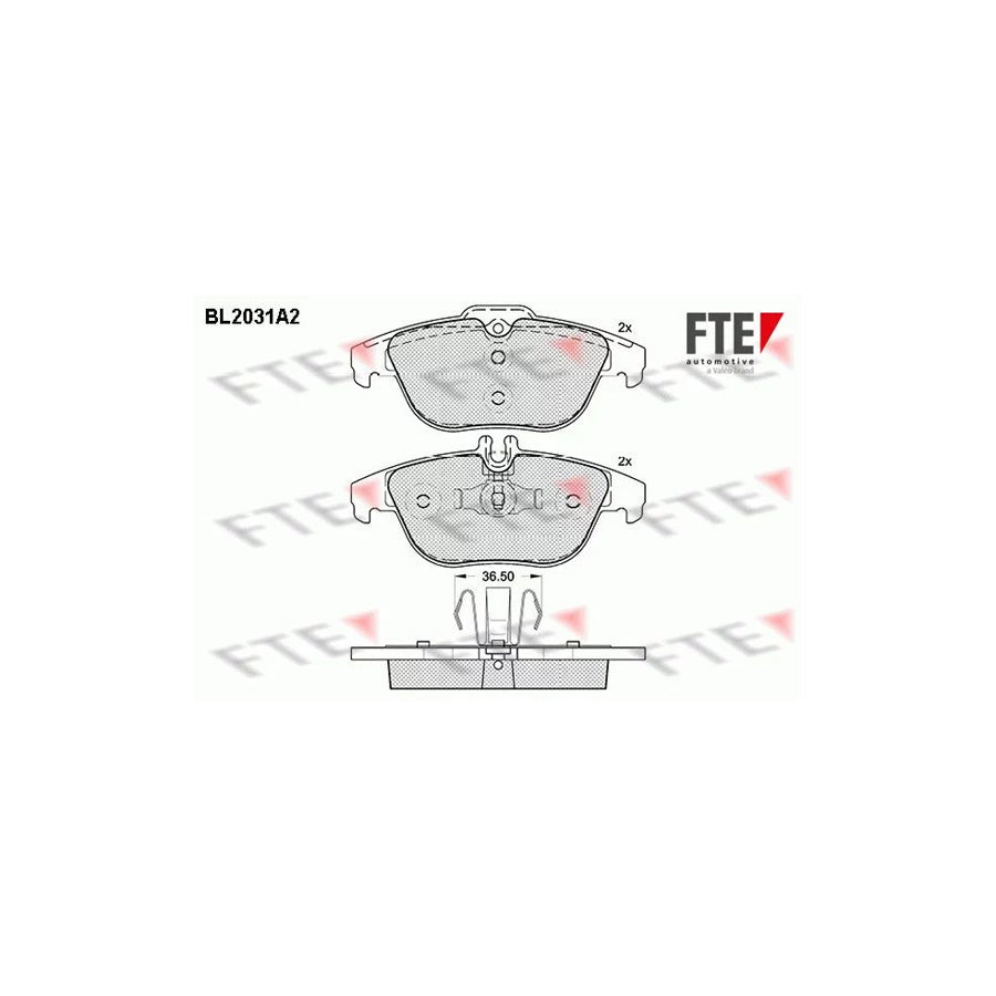 FTE 9010617 Brake Pad Set