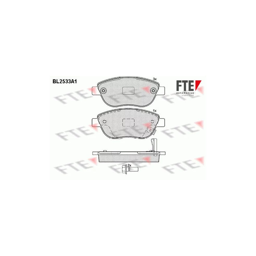 FTE 9010785 Brake Pad Set