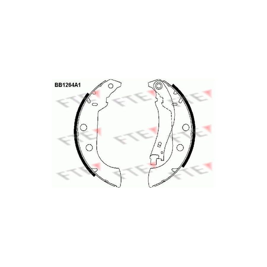 FTE 9100056 Brake Shoe Set