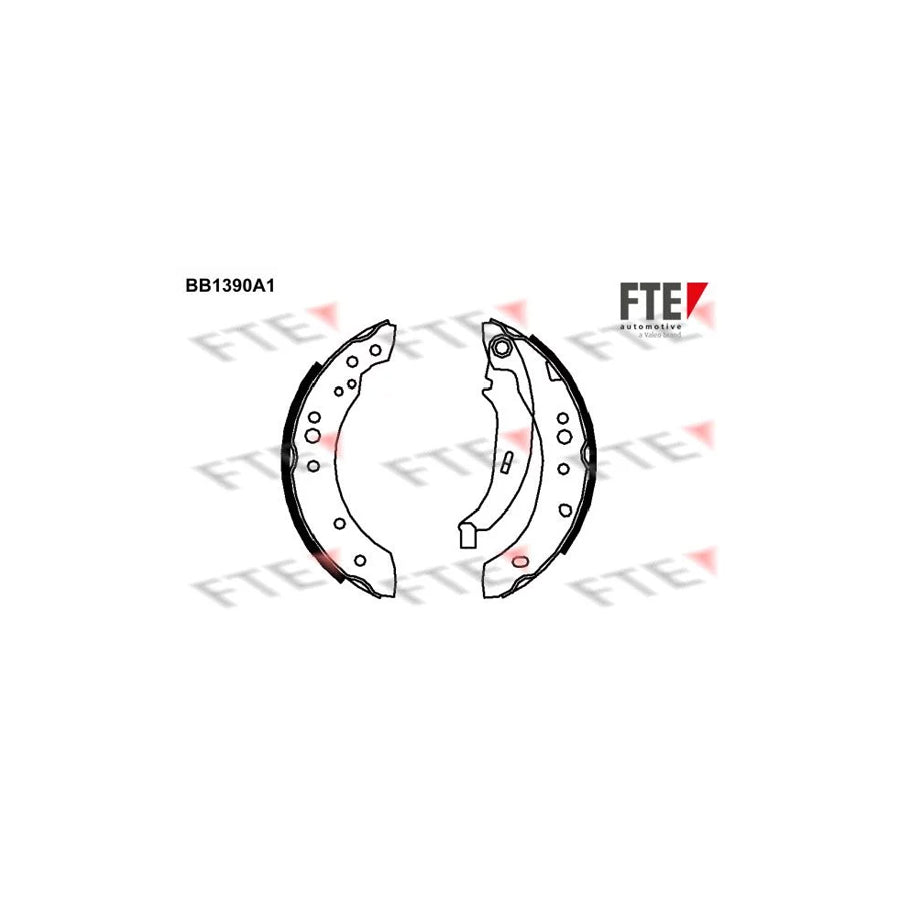 FTE 9100128 Brake Shoe Set