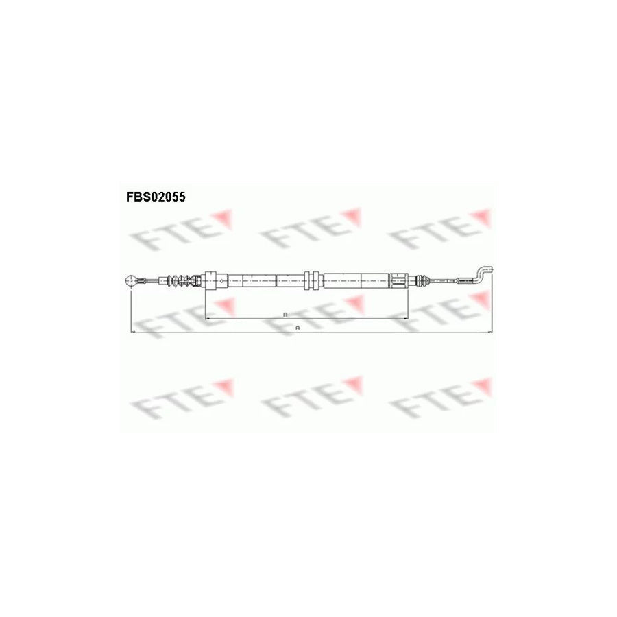 FTE 9250058 Hand Brake Cable