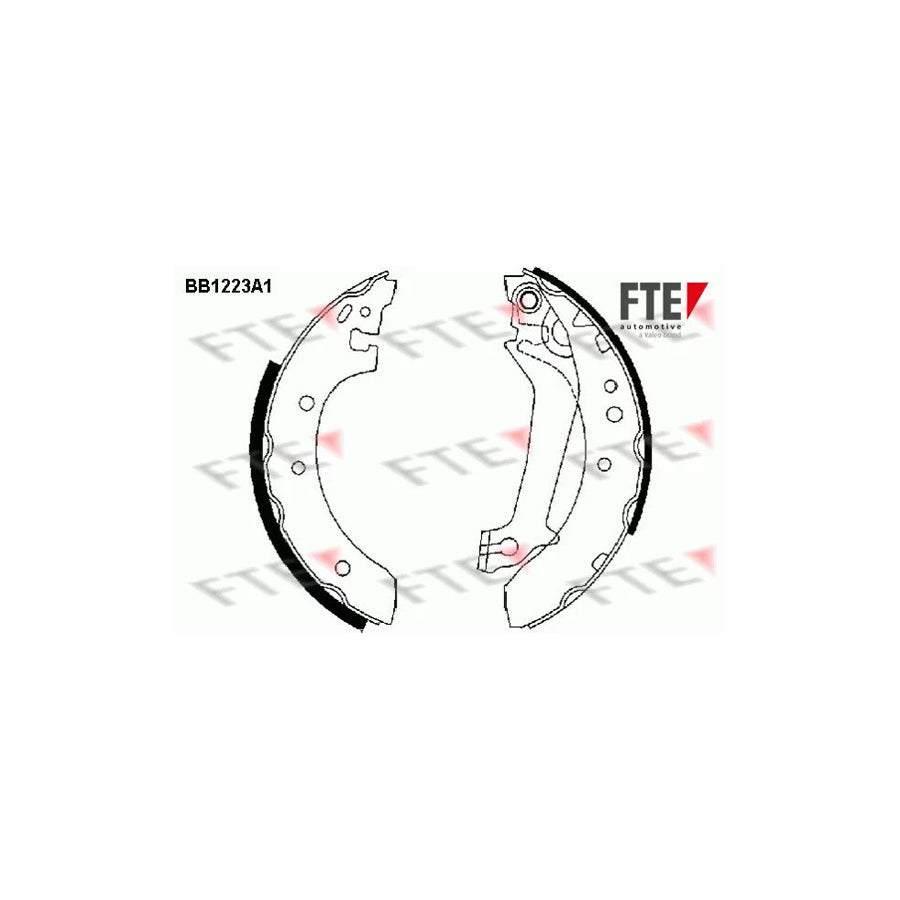 FTE Bb1223A1 Brake Shoe Set