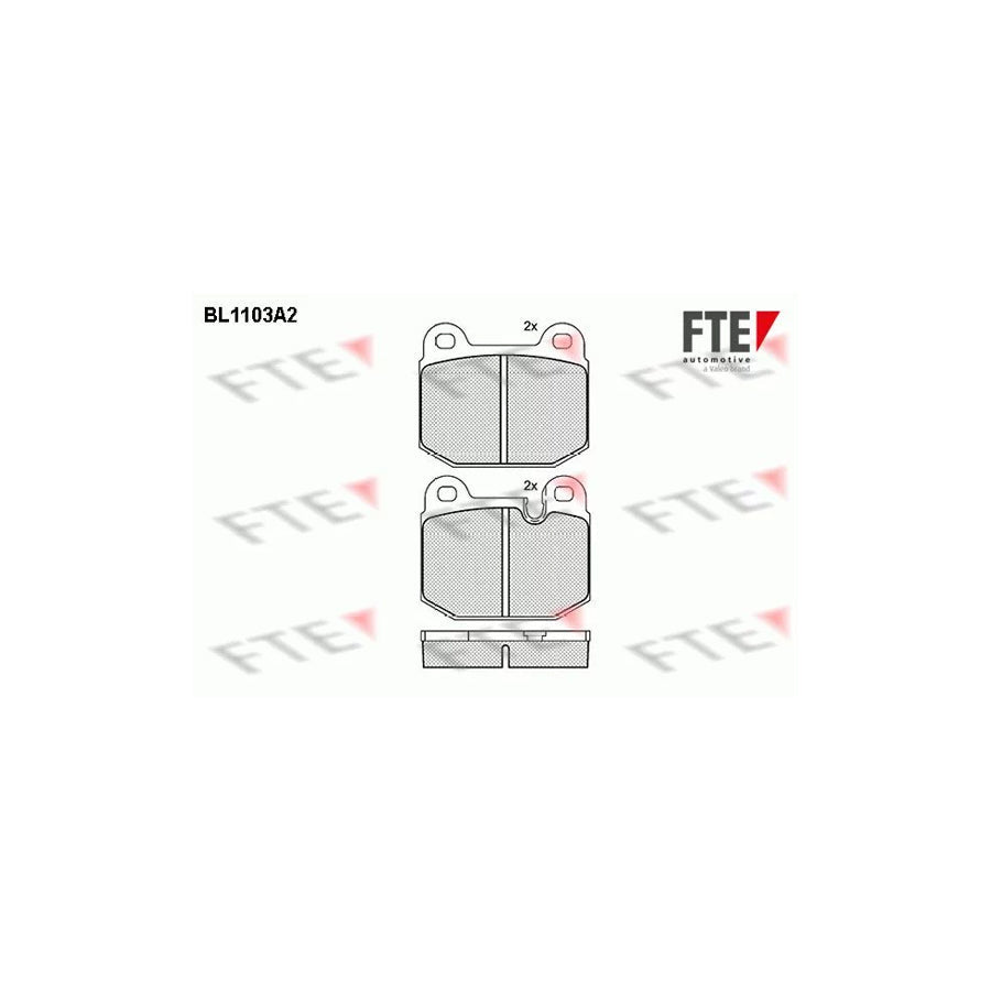 FTE Bl1103A2 Brake Pad Set
