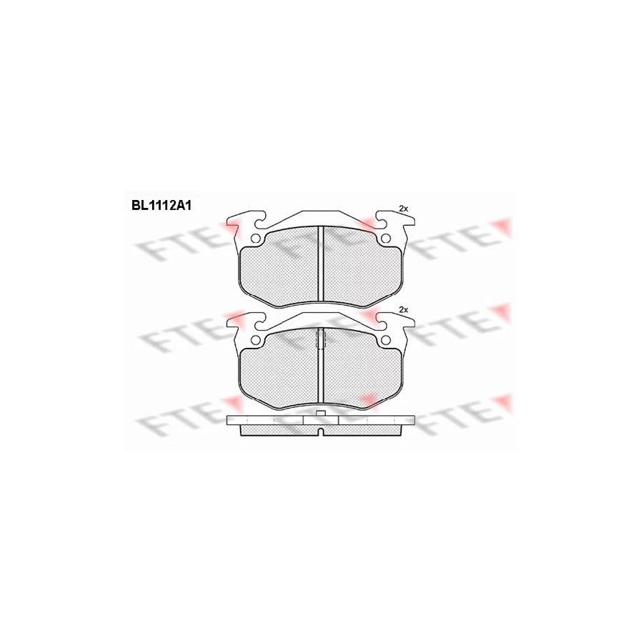 FTE Bl1112A1 Brake Pad Set