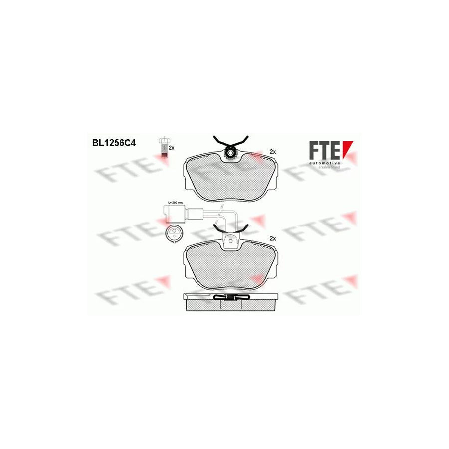 FTE Bl1256C4 Brake Pad Set