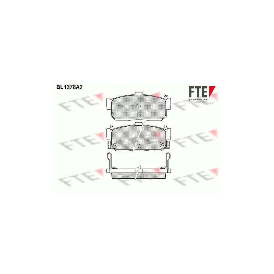 FTE Bl1378A2 Brake Pad Set