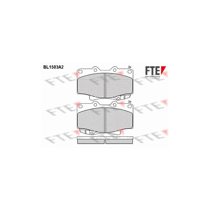 FTE Bl1503A2 Brake Pad Set for Toyota Land Cruiser