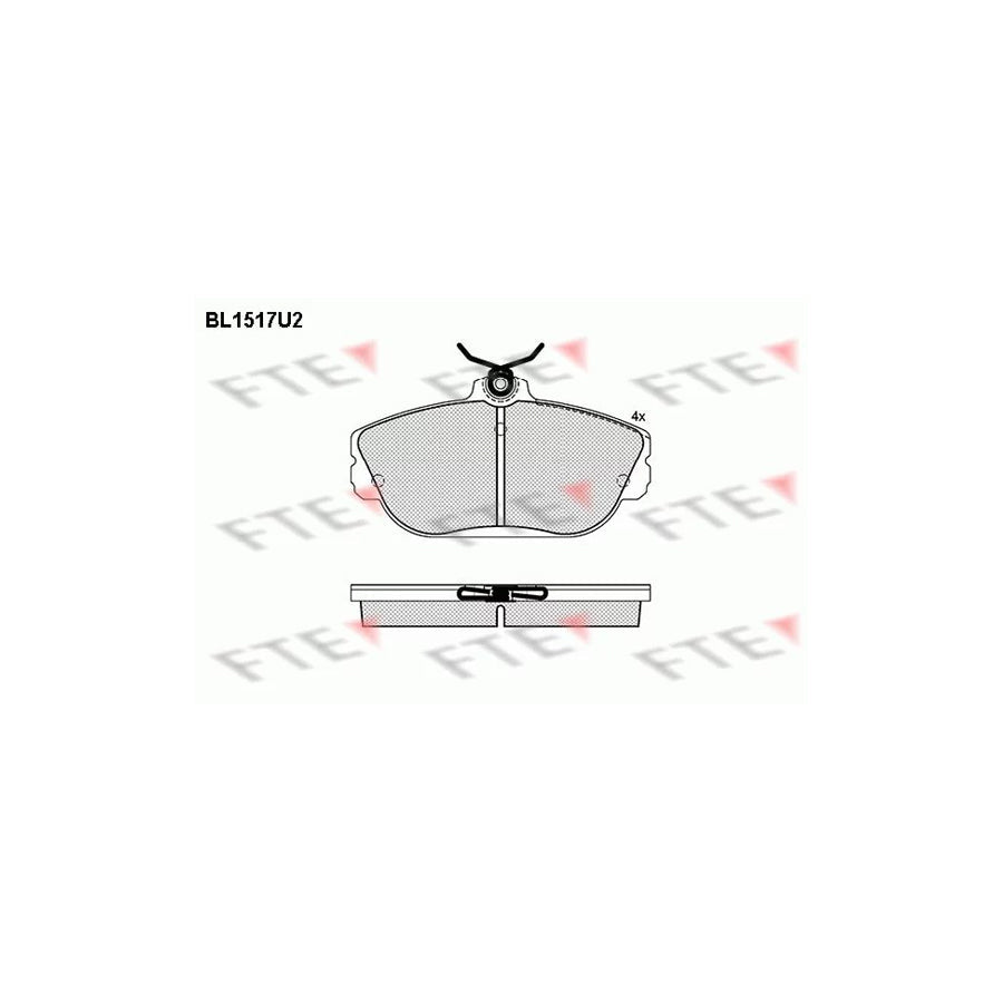 FTE Bl1517U2 Brake Pad Set