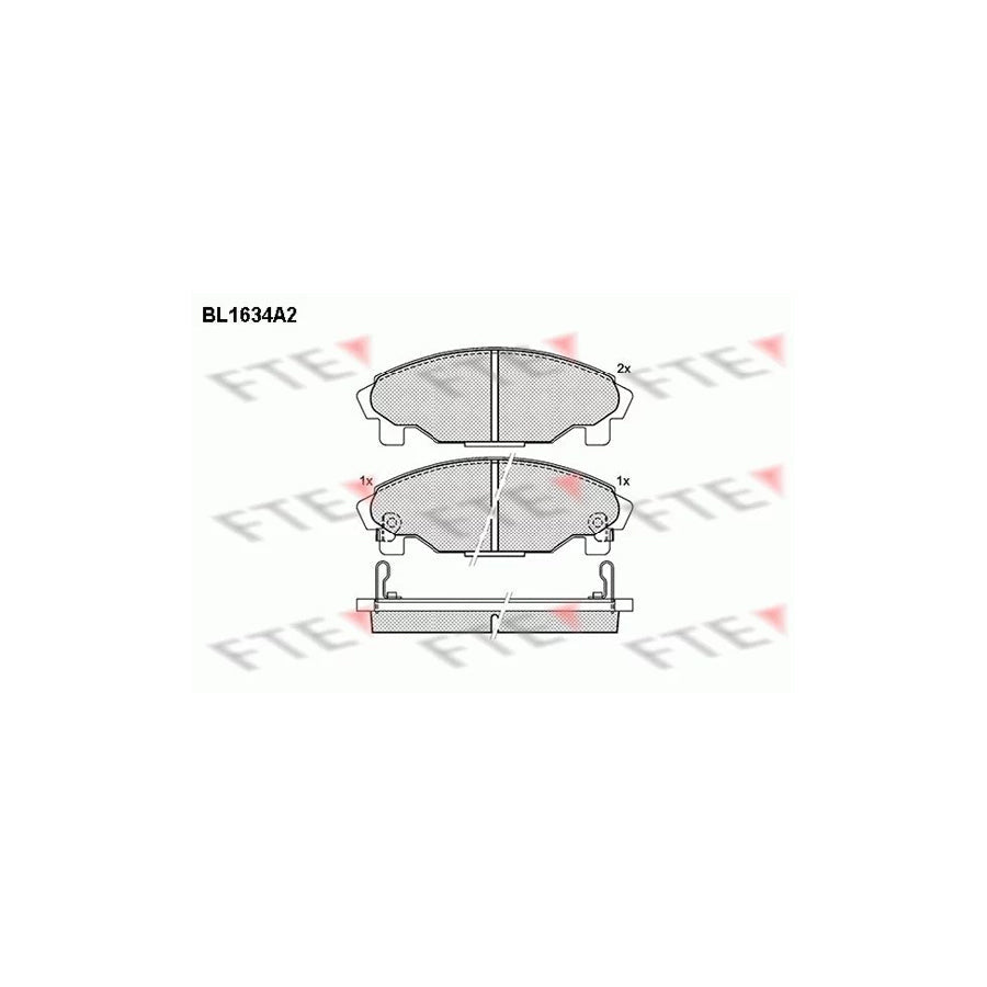 FTE Bl1634A2 Brake Pad Set