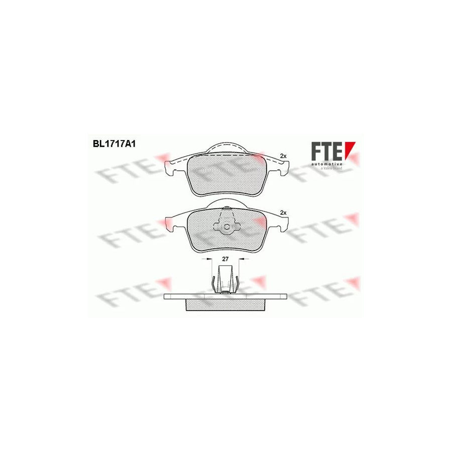 FTE Bl1717A1 Brake Pad Set