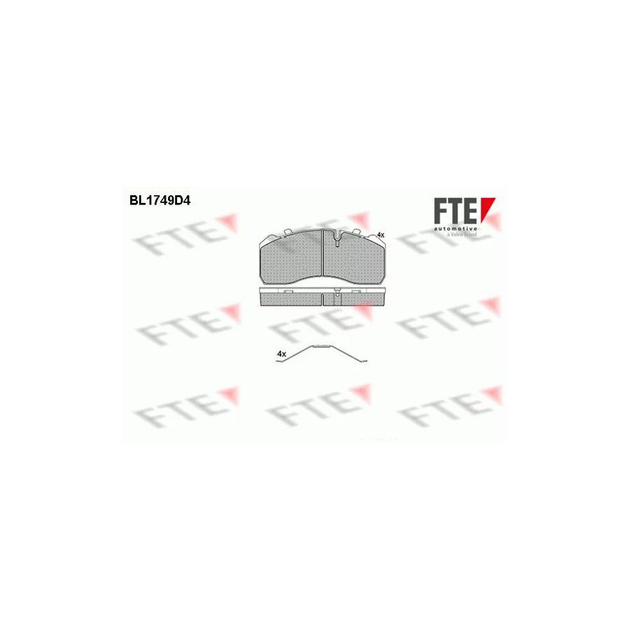 FTE Bl1749D4 Brake Pad Set