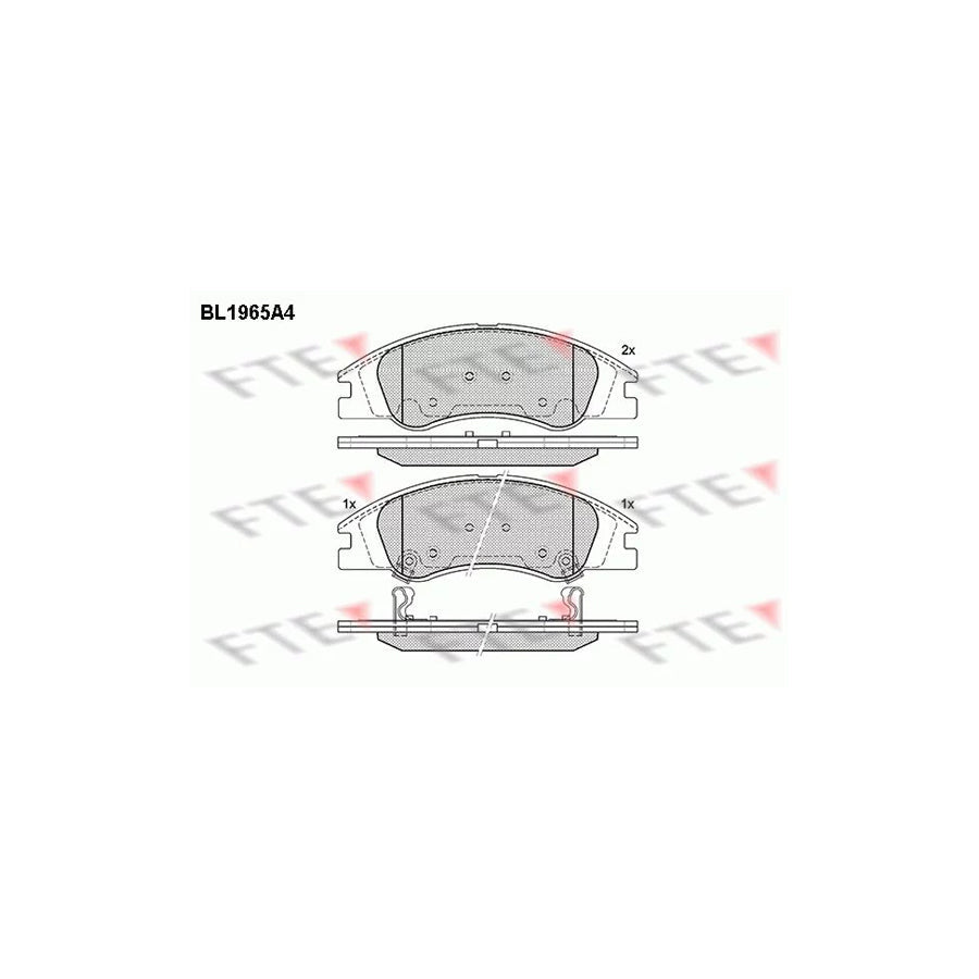 FTE Bl1965A4 Brake Pad Set for KIA Cerato