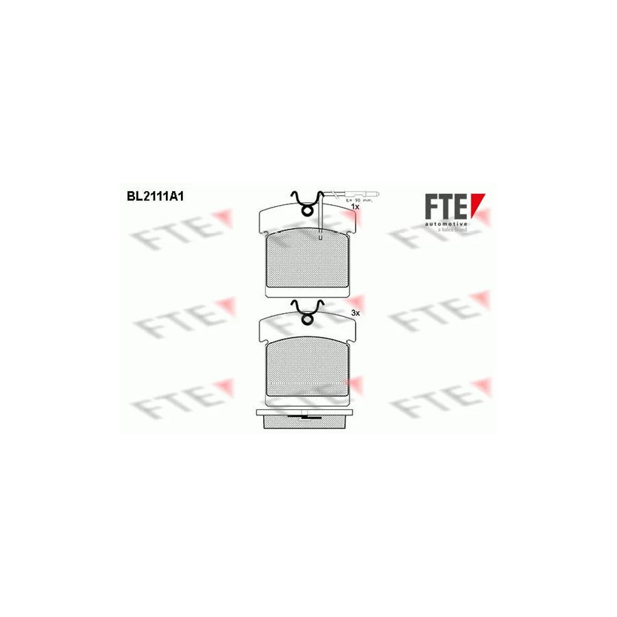 FTE Bl2111A1 Brake Pad Set