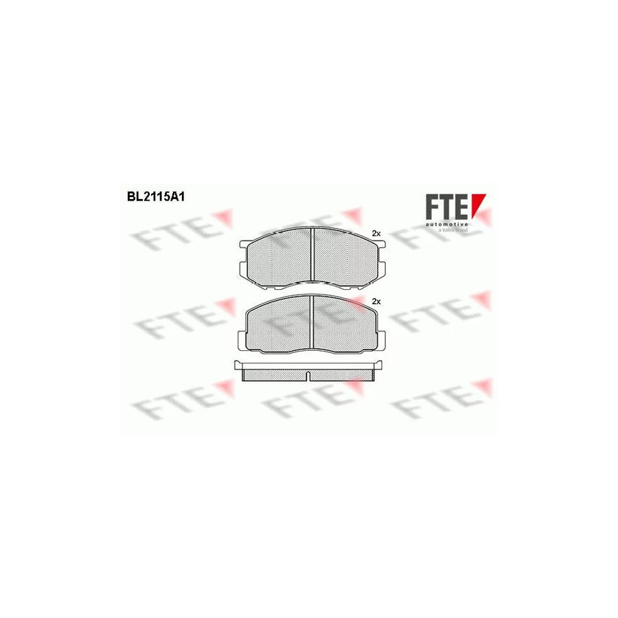 FTE Bl2115A1 Brake Pad Set