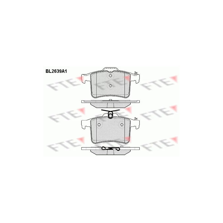 FTE Bl2639A1 Brake Pad Set